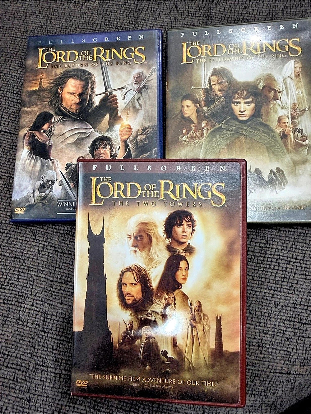 Warner Bros. The Lord of the Rings Trilogy. DVD Trilogy Set 3-Disc Collection